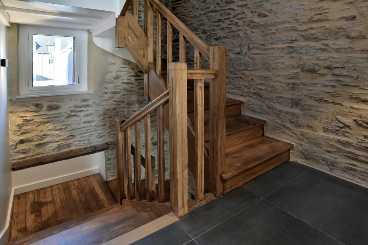 Lostra 2 - Appartement Avec Mezzanine, Front De Mer A Cancale Sur Le Port De La Houle Exteriör bild
