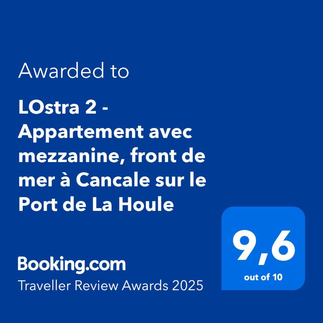 Lostra 2 - Appartement Avec Mezzanine, Front De Mer A Cancale Sur Le Port De La Houle Exteriör bild